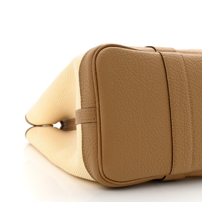 Hermes Twill H Negonda Garden Party 30 TPM Ecru Jaune De Naples Biscuit 9 of 11