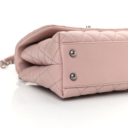 Chanel Caviar Quilted Mini Coco Handle Flap Light Pink 8 of 11