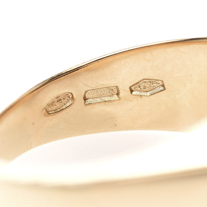 Bulgari 18K Yellow Gold Amethyst Tronchetto Ring 50 5.25 5 of 6
