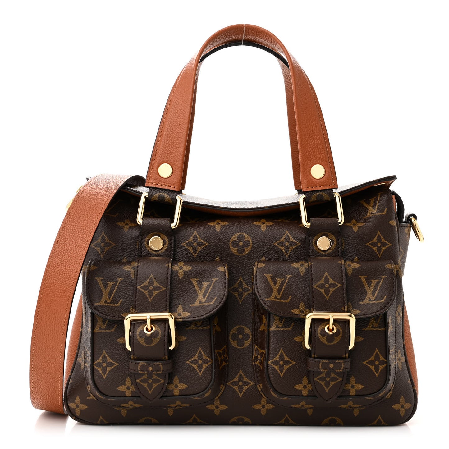 LOUIS VUITTON Monogram Manhattan NM Caramel