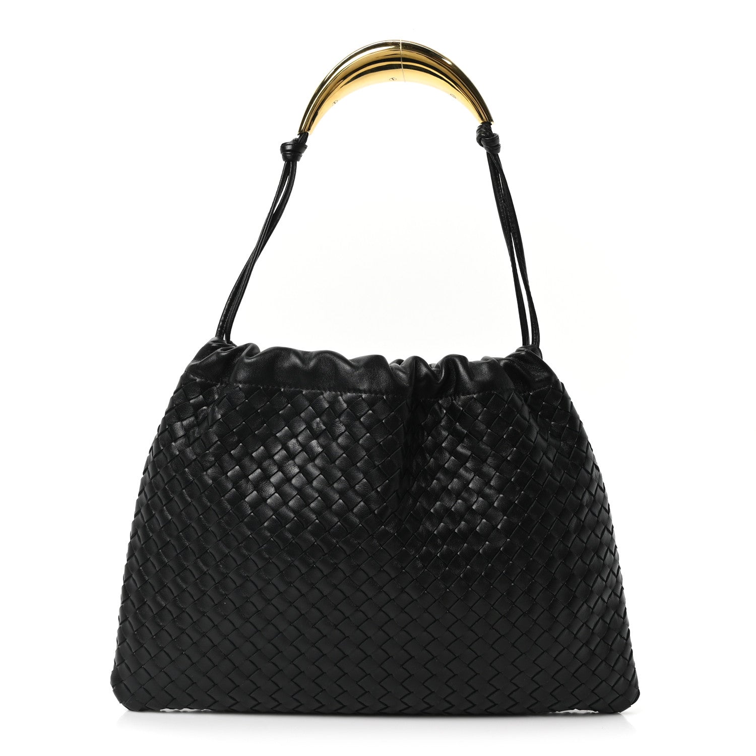 Bottega Veneta Nappa Intrecciato Dustbag Handle Black 1 of 9