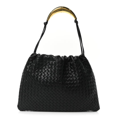 Bottega Veneta Nappa Intrecciato Dustbag Handle Black 1 of 9