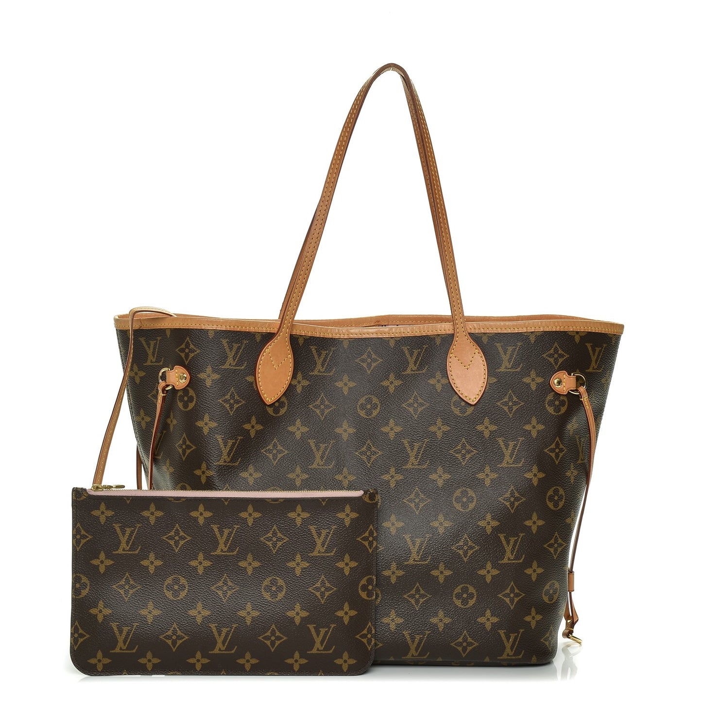 Monogram Neo Neverfull MM Rose Ballerine