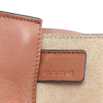 Chloe Suede Calfskin Mini Faye Bracelet Bag Tobacco 7 of 15