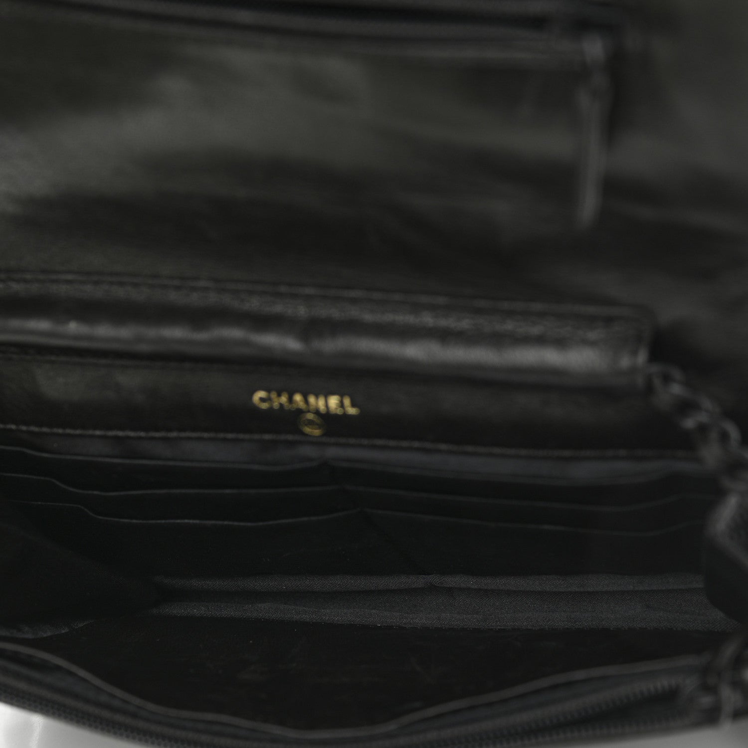 Chanel Nylon Travel Wallet On Chain WOC Black 4 of 13