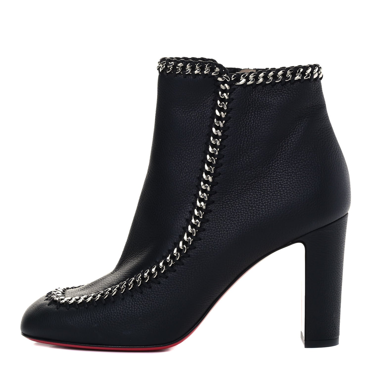Christian Louboutin Calf Morphee Catenabontina 85 Booties 40 Black 1 of 8