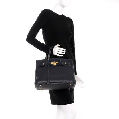 Hermes Togo Birkin 35 Indigo 2 of 36