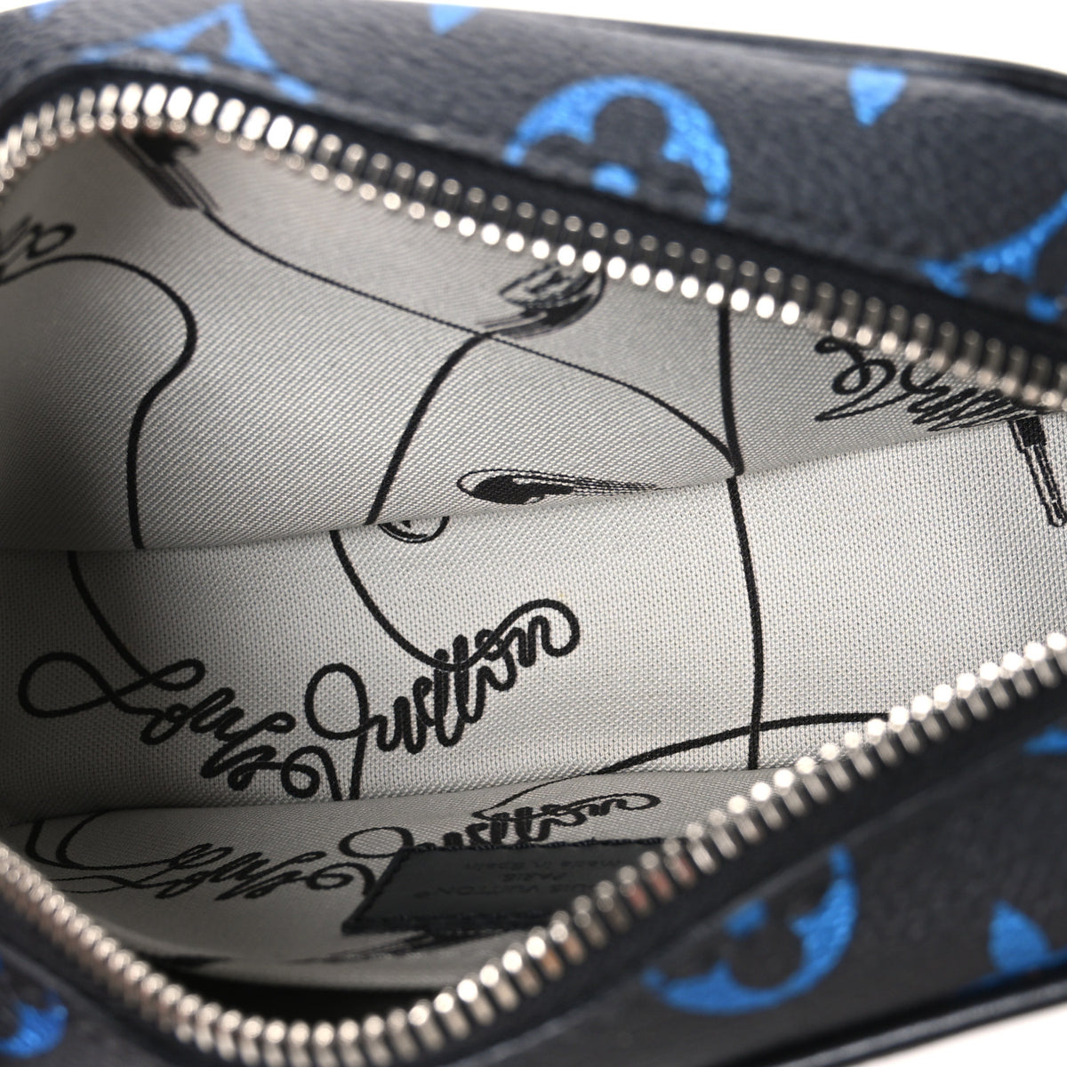 Monogram Iridescent Trocadero Wearable Wallet Black