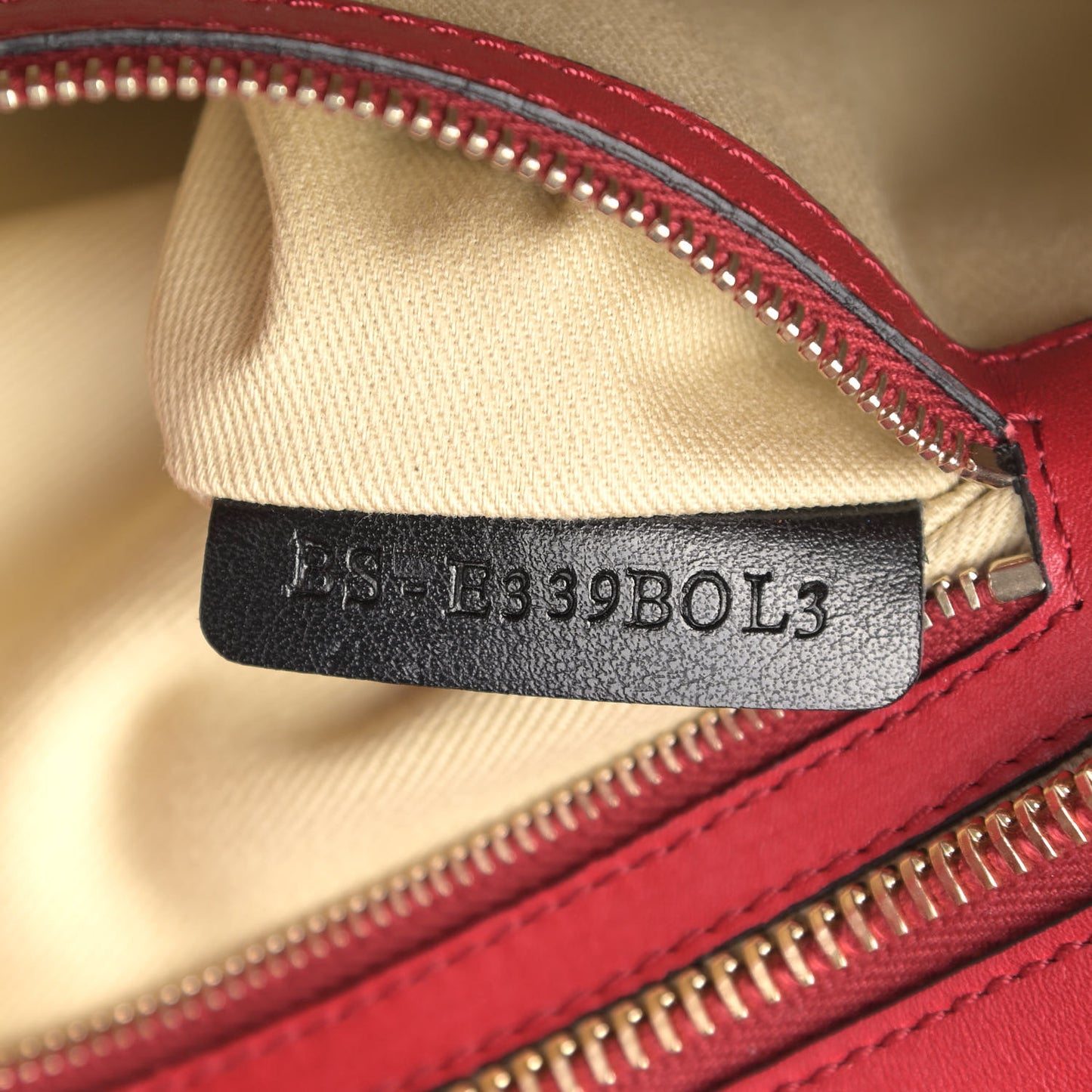 Vitello Rockstud Double Handle Tote Red