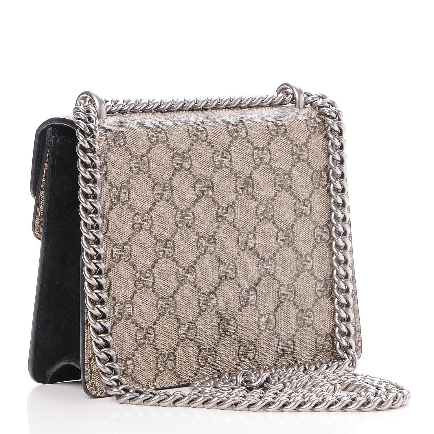 Gucci GG Supreme Monogram Mini Dionysus Shoulder Bag Black 4 of 8