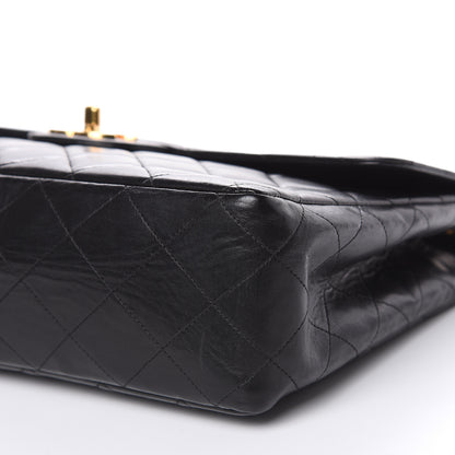 Chanel Lambskin Quilted Jumbo Single Flap Black 9 of 20