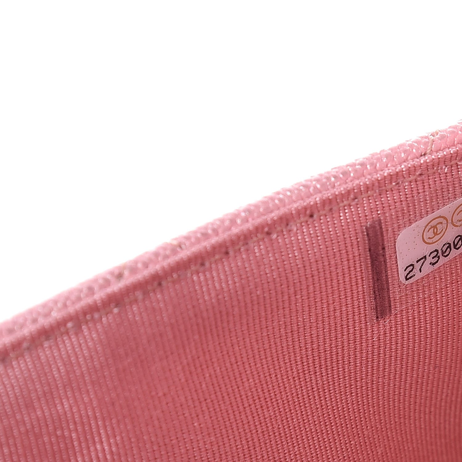 Chanel Iridescent Caviar Quilted Wallet on Chain WOC Rose Pink 8 of 9