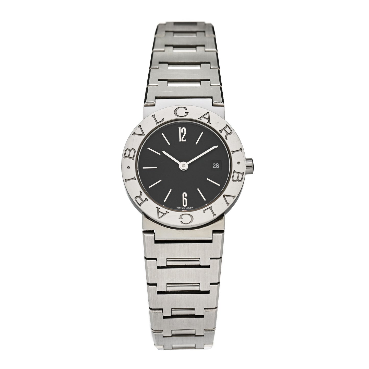 Stainless Steel 26mm Quartz Watch Black