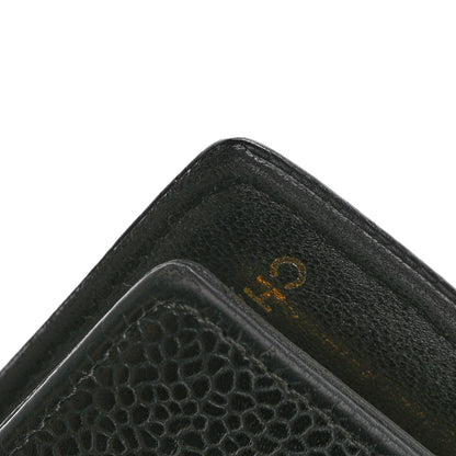 Chanel Caviar Timeless CC Compact French Wallet Black 15 of 15