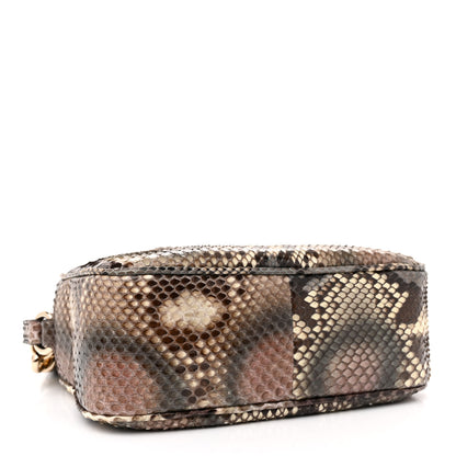 Gucci Snakeskin Small Soho Disco Bag Off White Nut Brown Beige 4 of 13