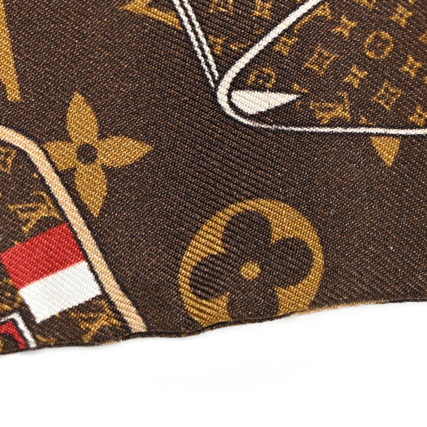 Silk Monogram Trunks Bandeau