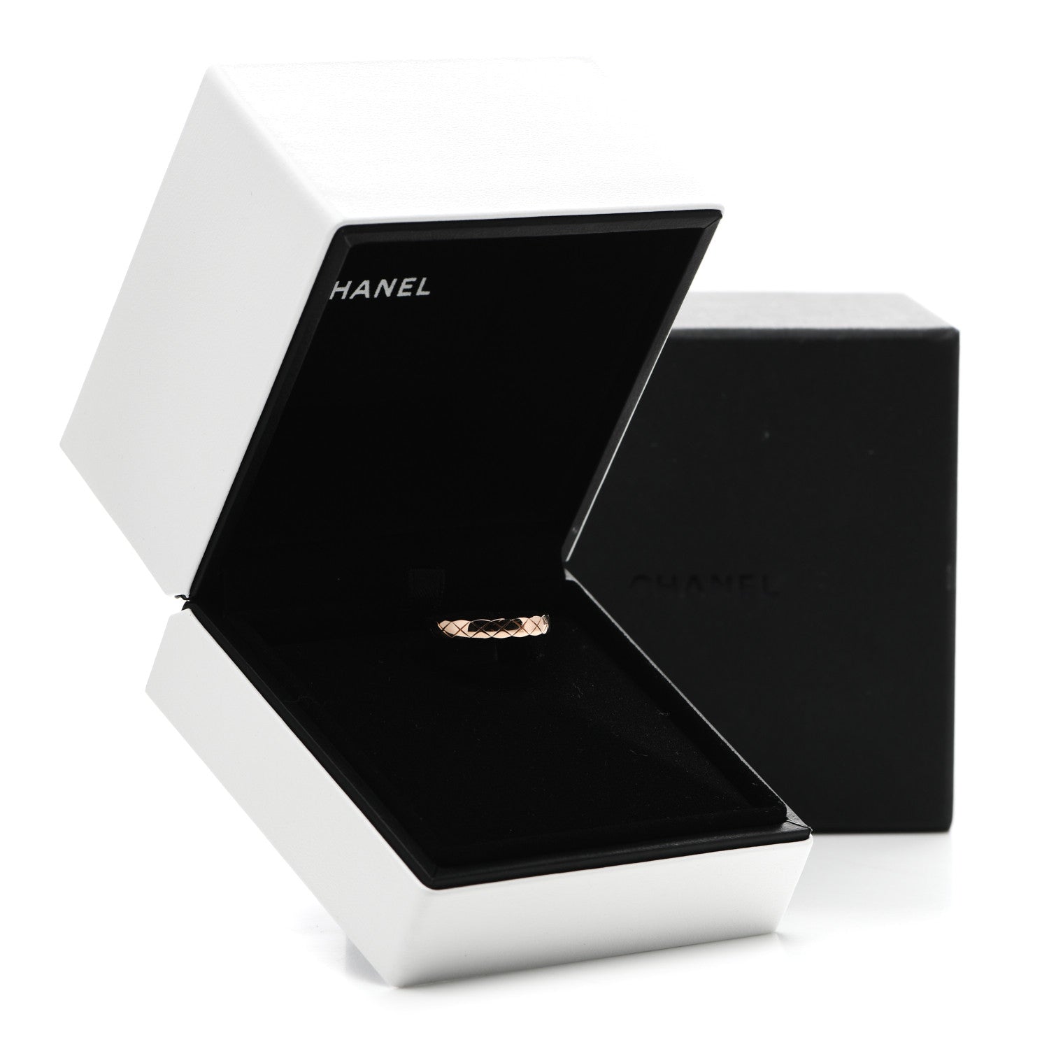 Chanel 18K Beige Gold Mini Coco Crush Ring 55 7.25 5 of 5