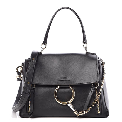 Chloe Calfskin Small Faye Day Shoulder Bag Black 1 of 15