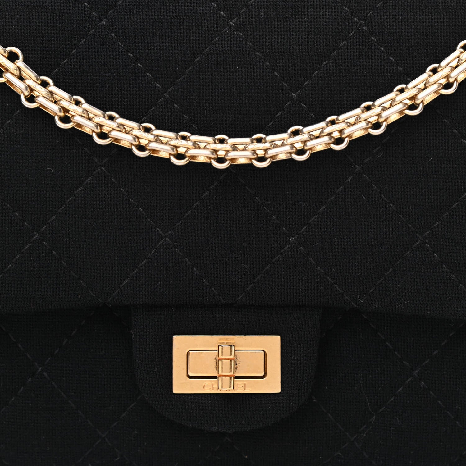 Chanel Jersey Quilted 2.55 Reissue 226 Flap Black 8 of 10