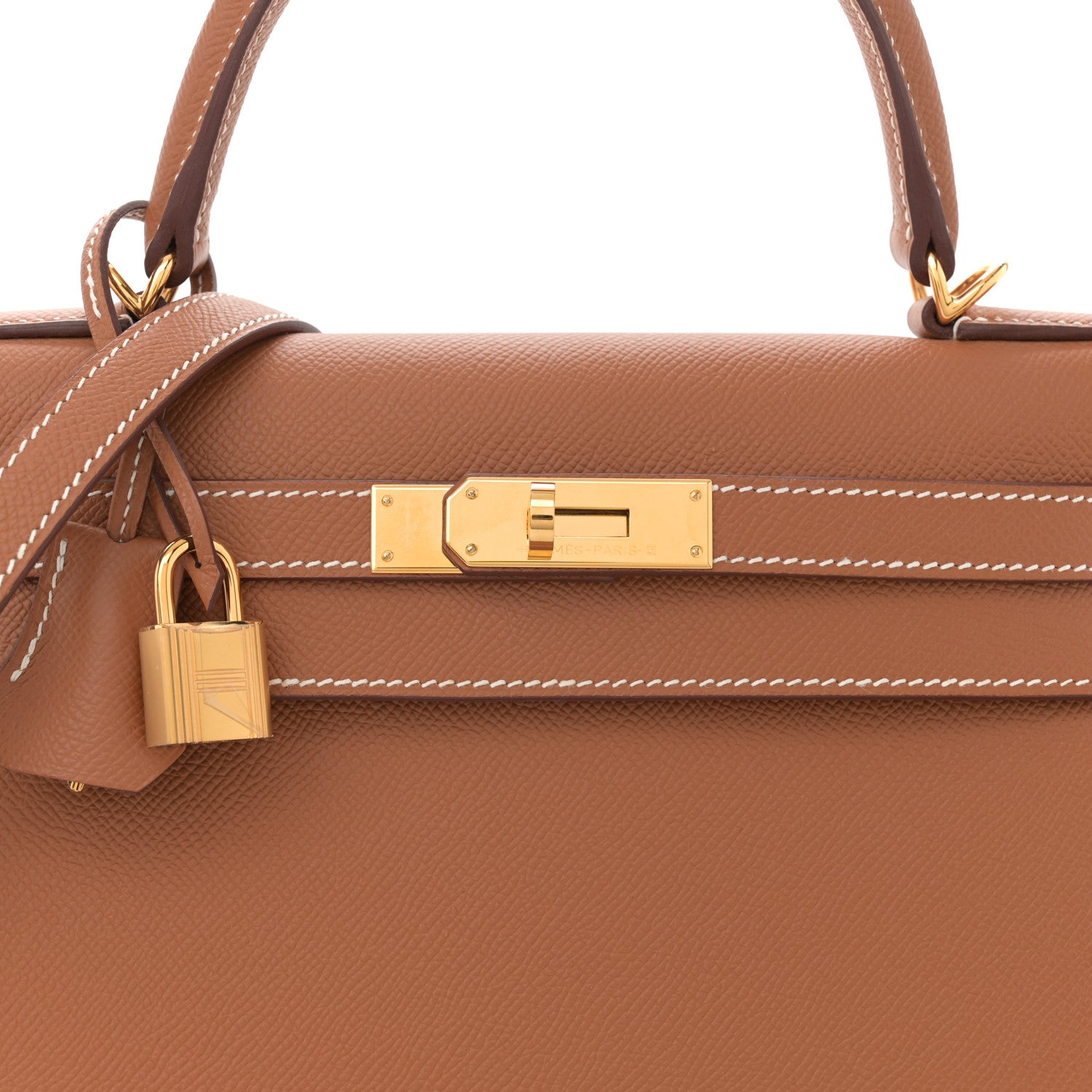 Hermes Epsom Kelly Sellier 28 Gold 8 of 11