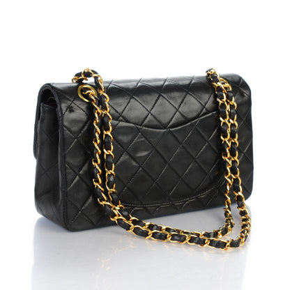 Chanel Lambskin Quilted Small Double Flap Black 3 of 8