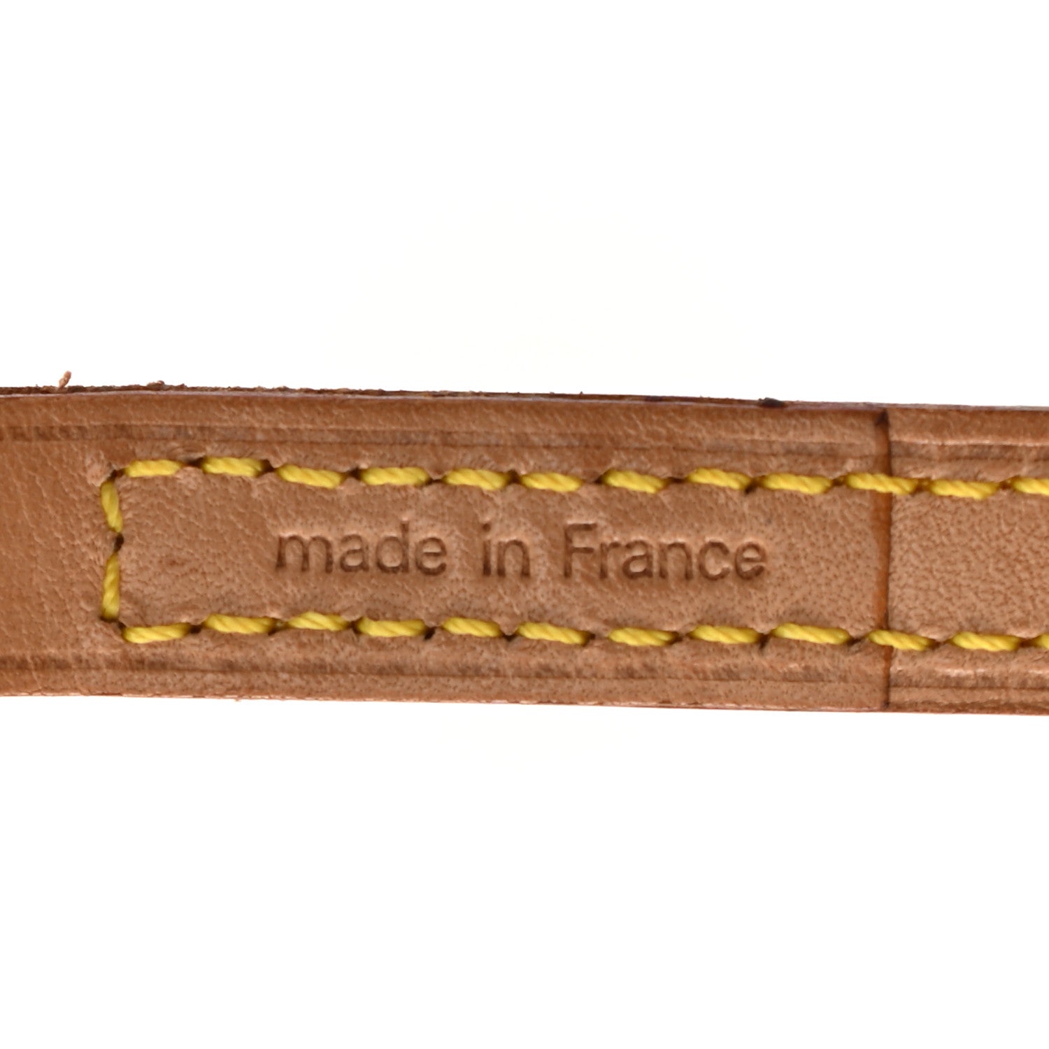 Louis Vuitton Vachetta 12mm Long Shoulder Strap VVN 4 of 5