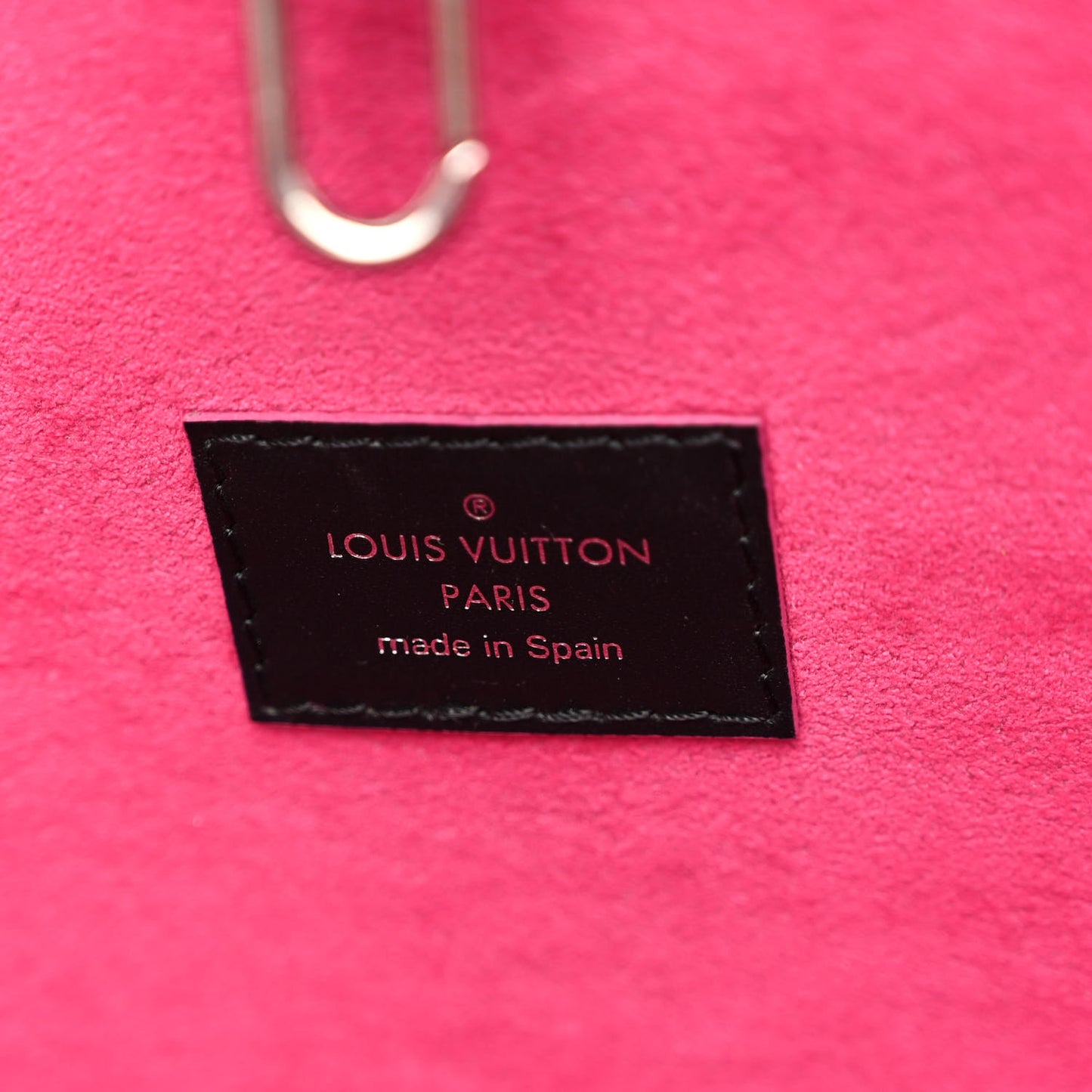 Epi Neverfull MM Black Hot Pink