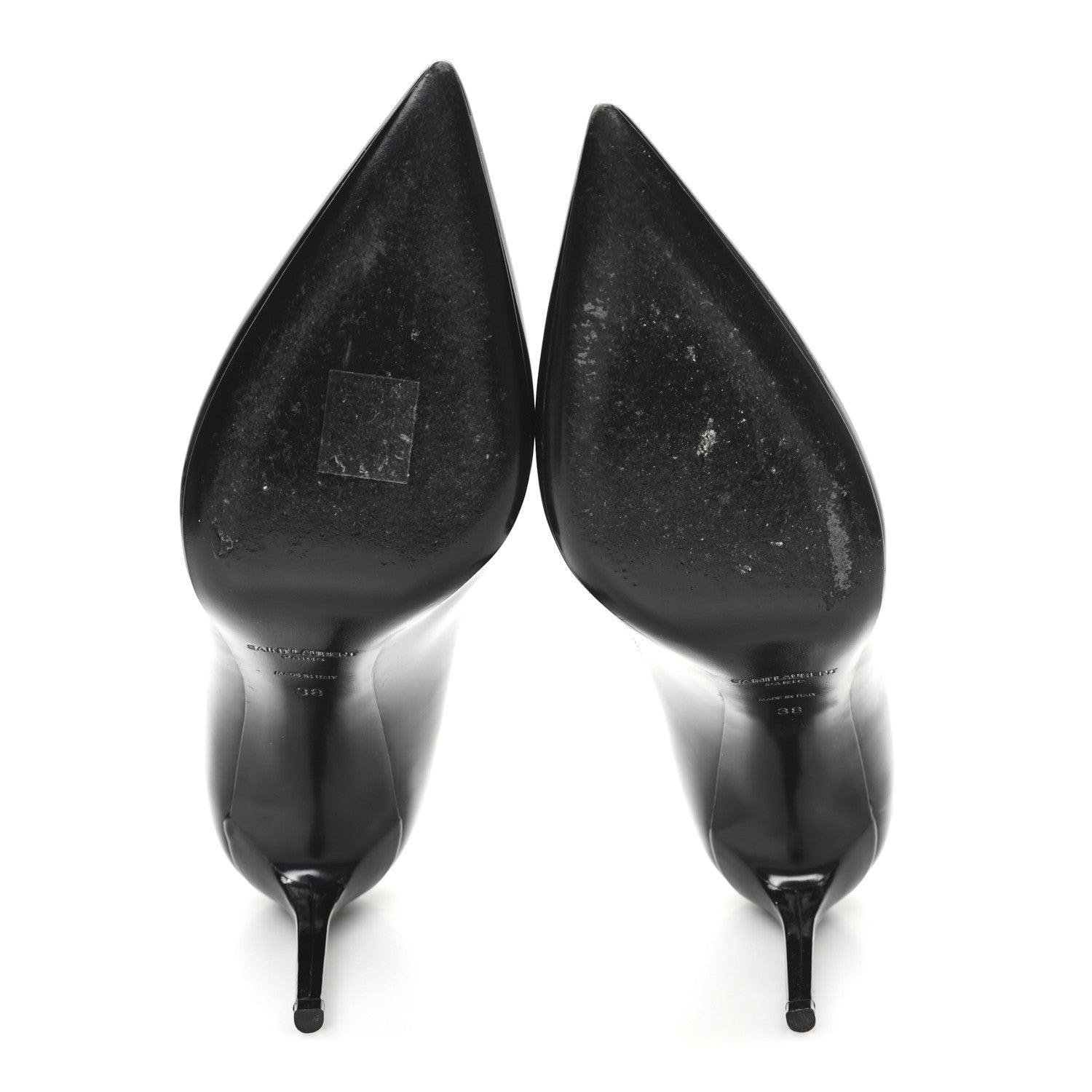 Saint Laurent Patent Calfskin Zoe 85 Pump 38 Black 6 of 10