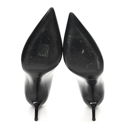 Saint Laurent Patent Calfskin Zoe 85 Pump 38 Black 6 of 10