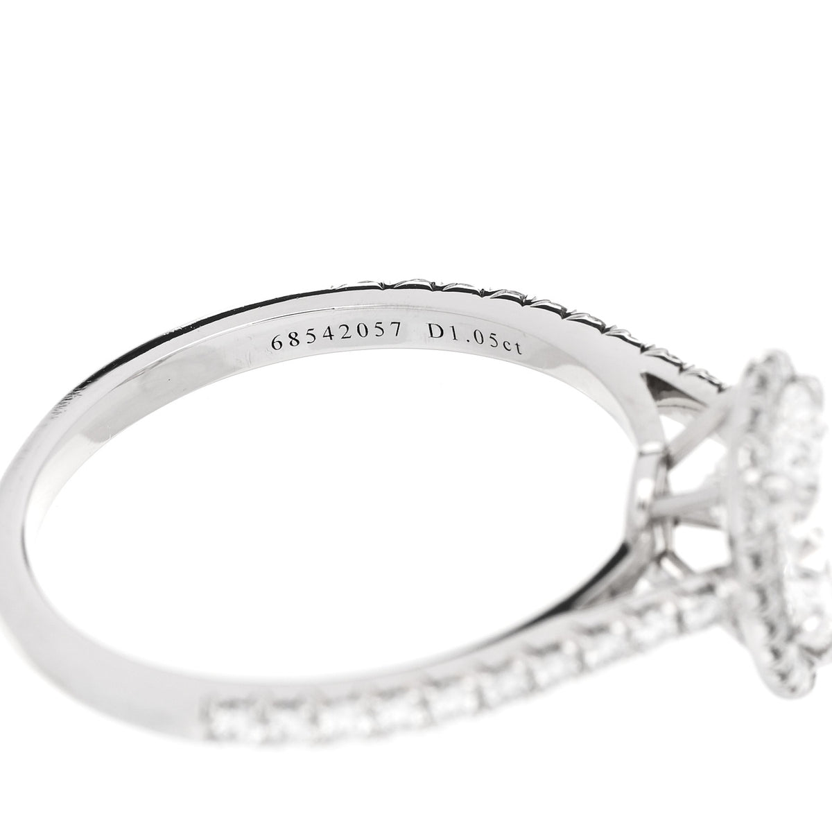 Tiffany Platinum Diamond 1.05ct Soleste Pear Cut Ring 52 6 6 of 7