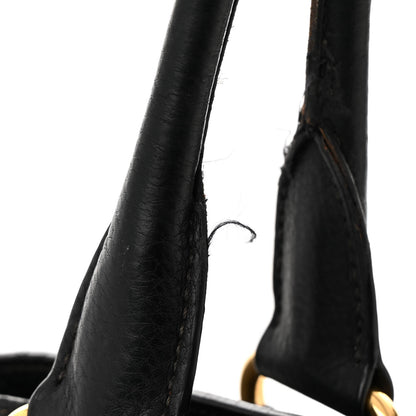 Prada Vitello Daino Shopping Satchel Black 12 of 17