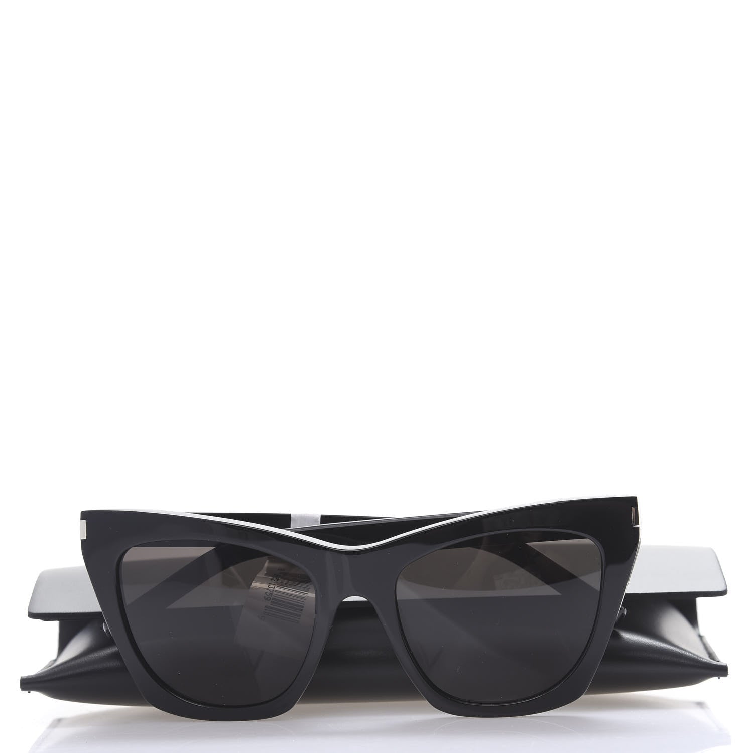 Saint Laurent New Wave SL214 Kate Cat Eye Sunglasses Black 7 of 7