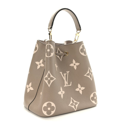 Louis Vuitton Empreinte Monogram Giant Neonoe MM Tourterelle Creme 4 of 11