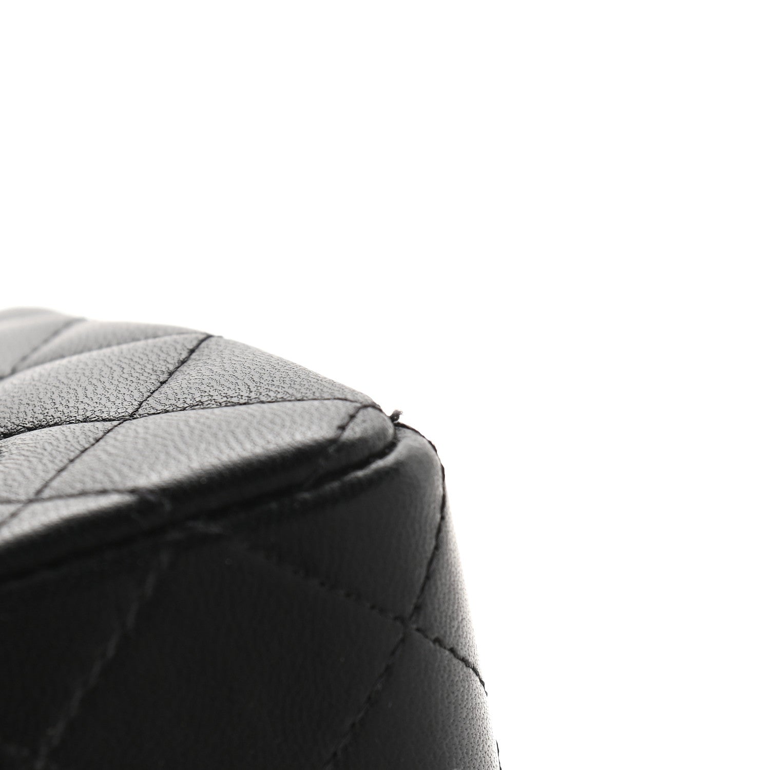Chanel Lambskin Quilted Mini Top Handle Rectangular Flap Black 10 of 10