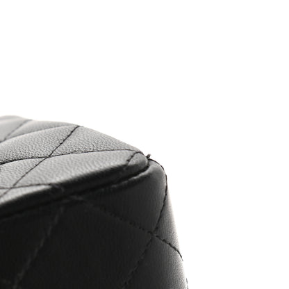 Chanel Lambskin Quilted Mini Top Handle Rectangular Flap Black 10 of 10