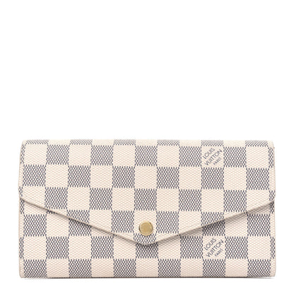 Louis Vuitton Damier Azur Sarah Wallet NM 1 of 6