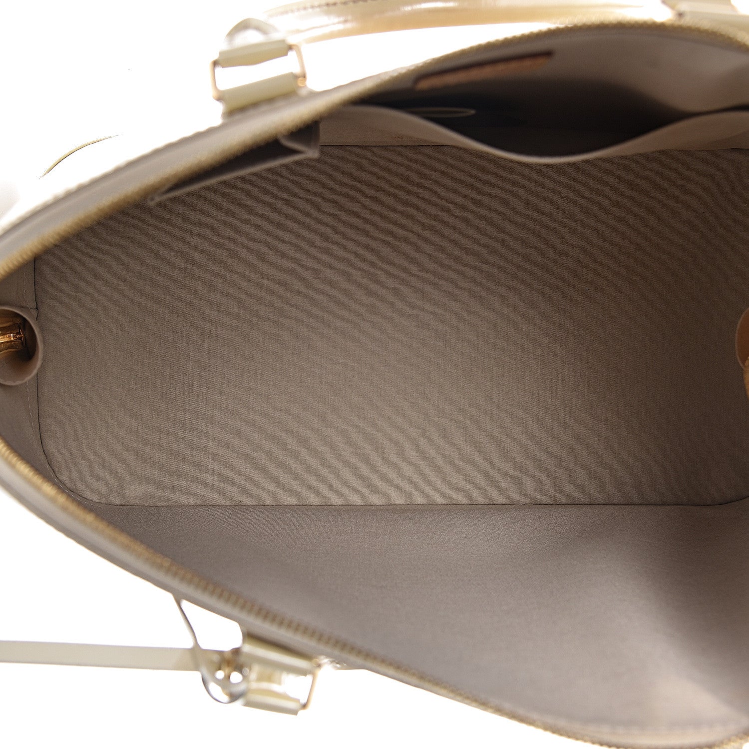 Louis Vuitton Vernis Alma MM Blanc Corail 5 of 13