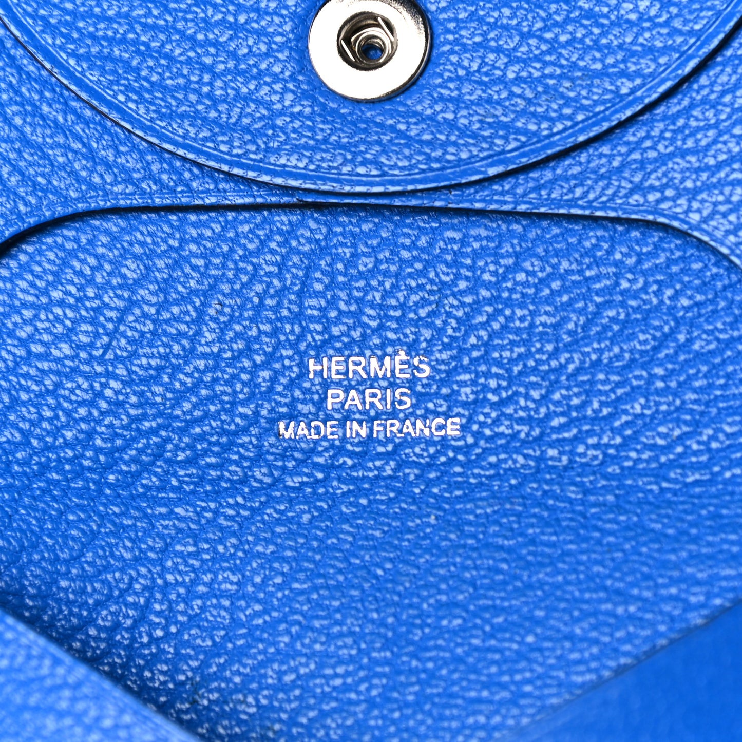 Chevre Mysore Bastia Coin Purse Bleu Electrique