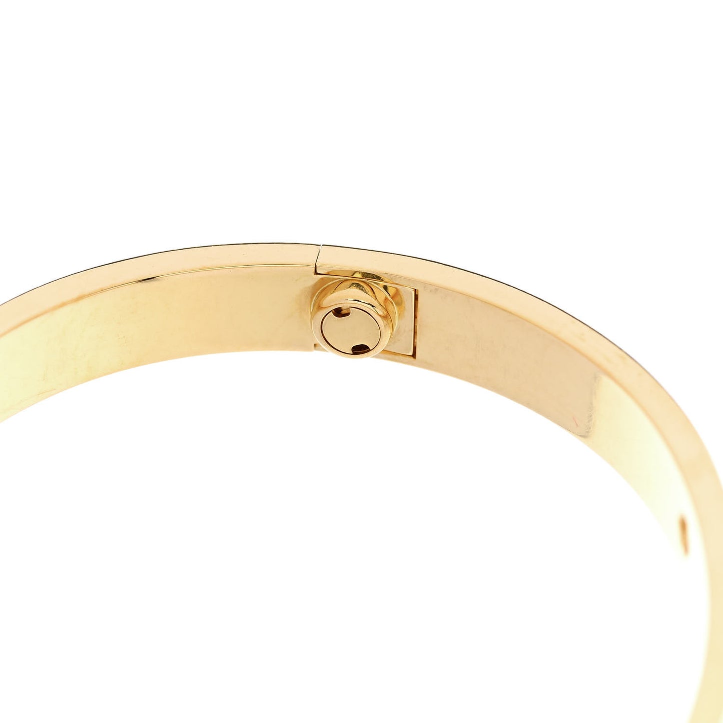 18K Yellow Gold 4 Diamond LOVE Bracelet 16
