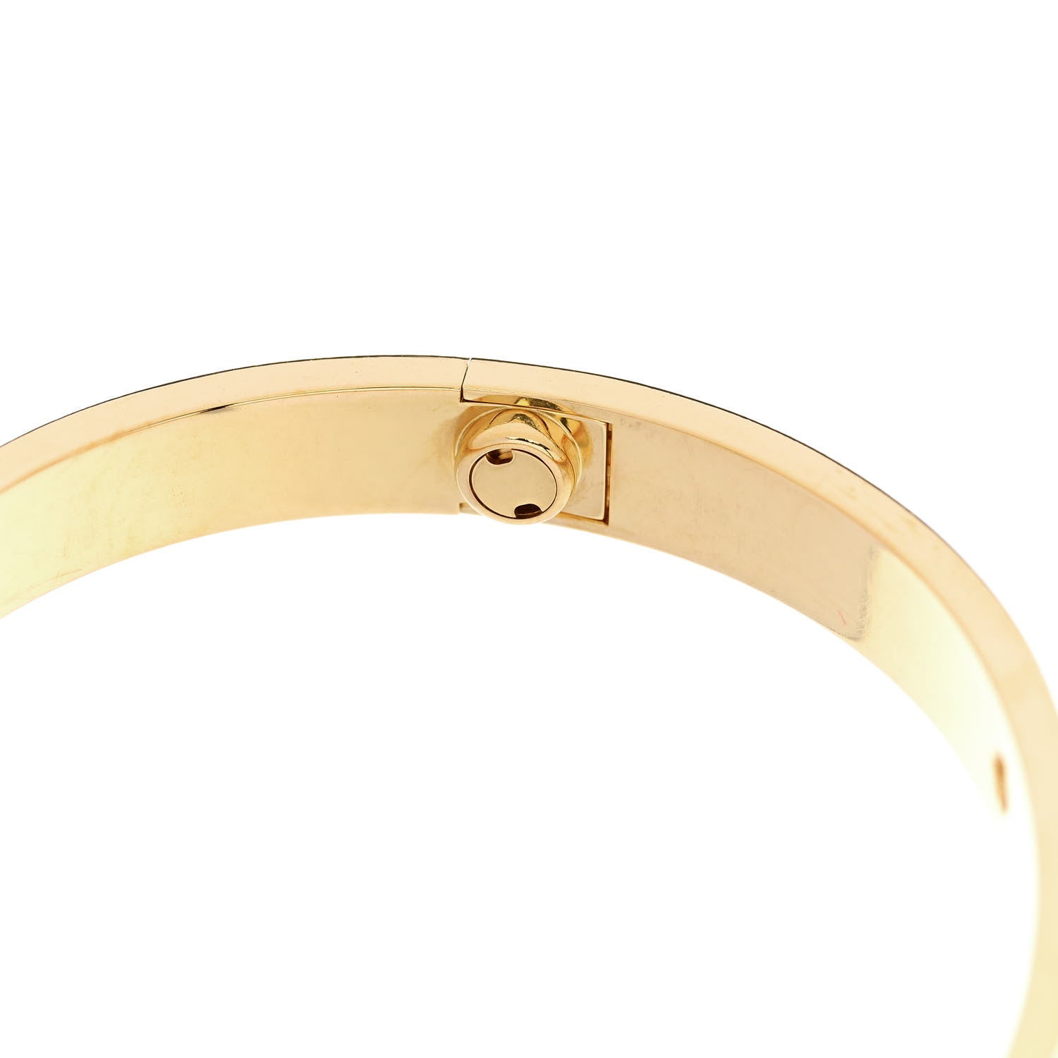 Cartier 18K Yellow Gold 4 Diamond LOVE Bracelet 16 8 of 11