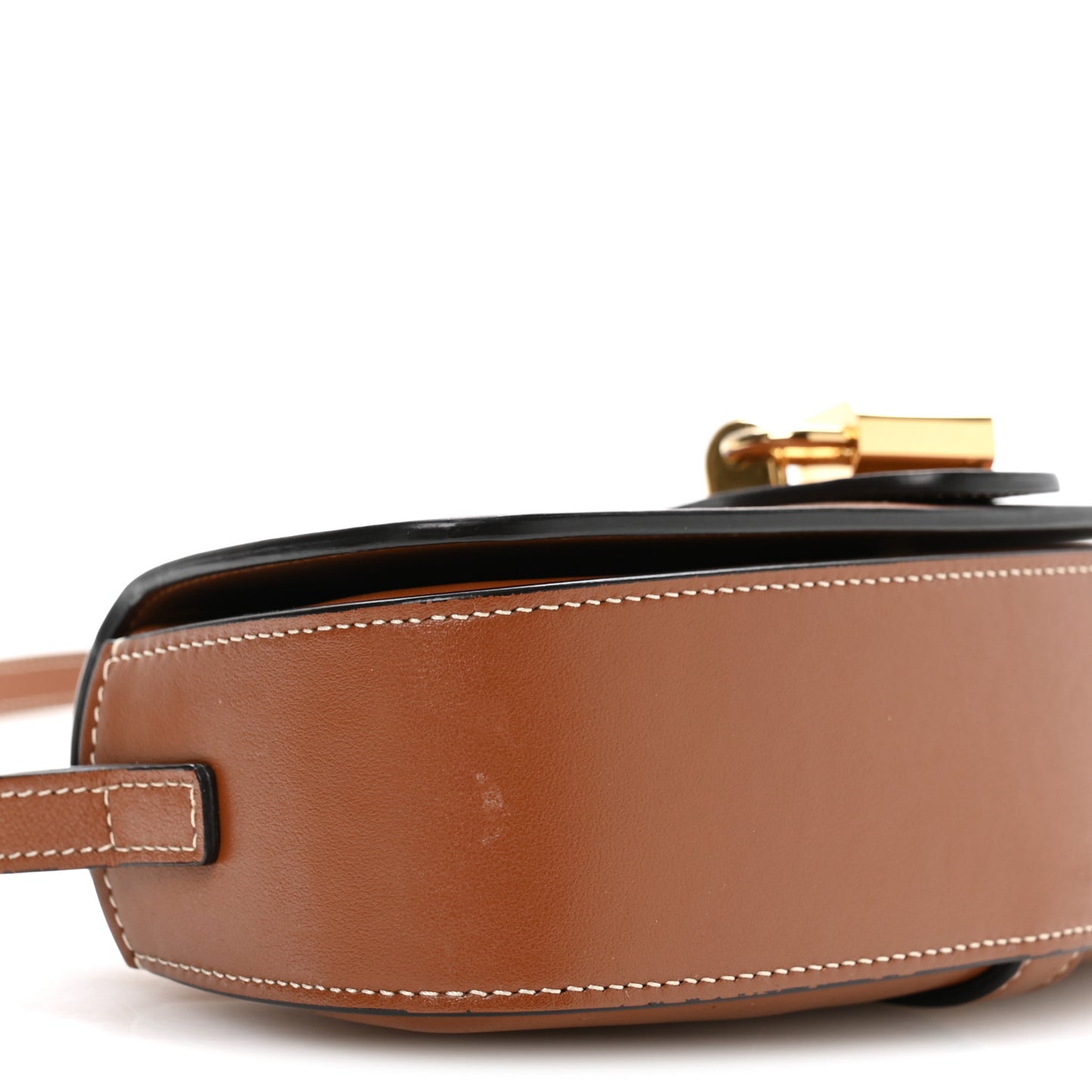 Smooth Calfskin Tabou Clutch On Strap Tan