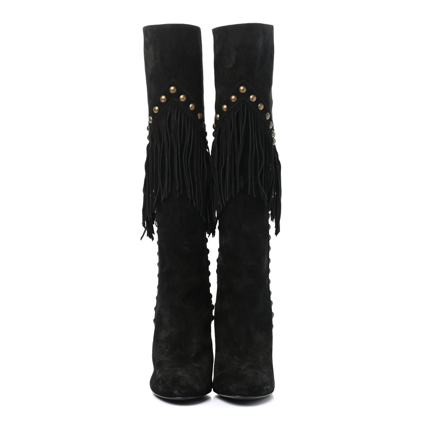 Suede Fringe Otterproof Light Studded Grace 105 Boots 37 Black