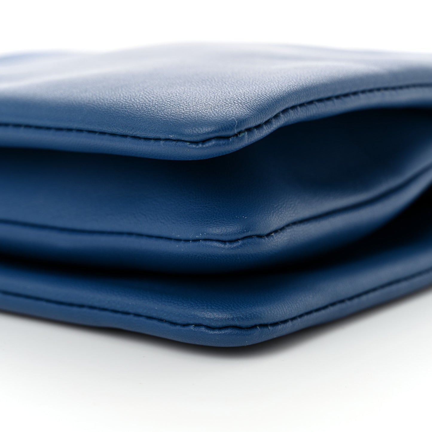 Lambskin Large Trio Crossbody Bag Indigo