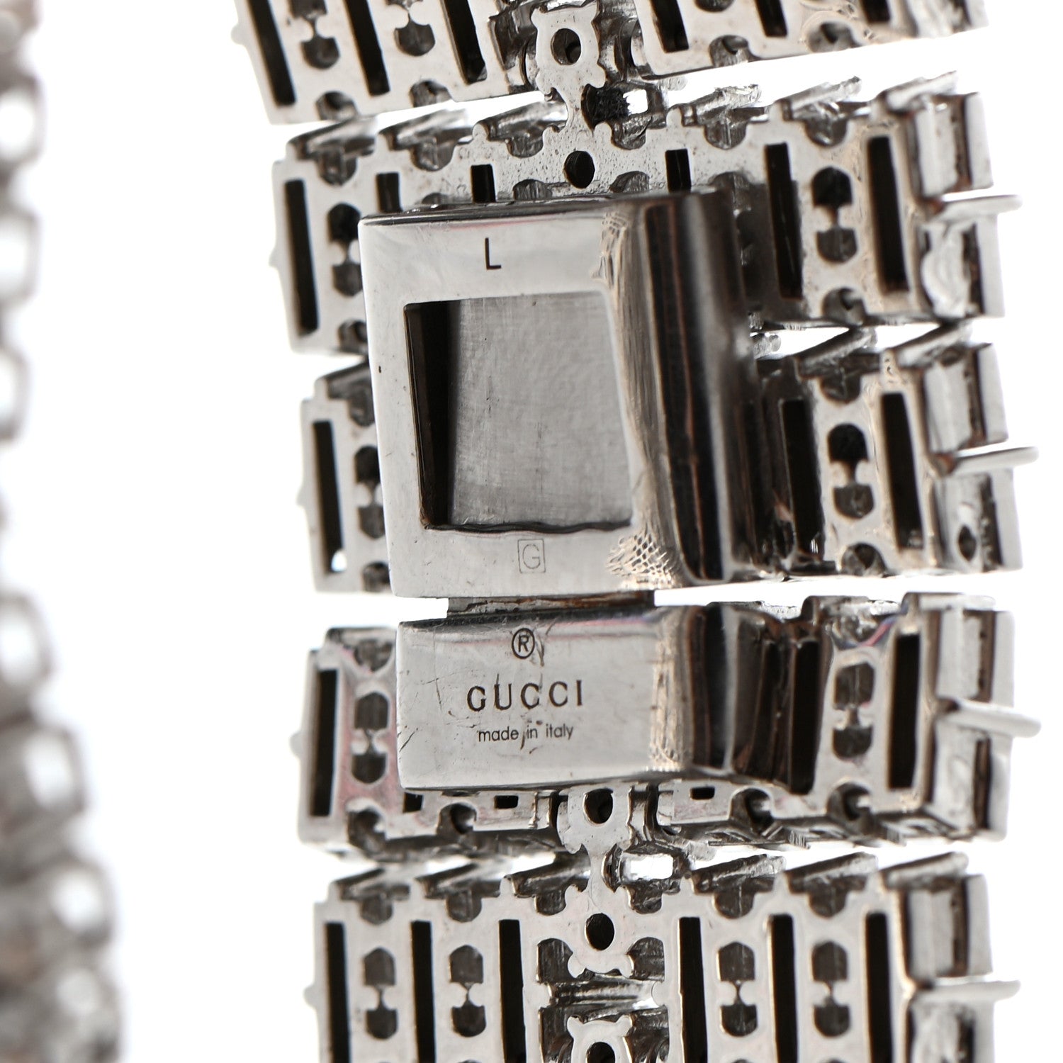 Gucci Crystals Double G Web Tennis Bracelet L Multicolor 4 of 6