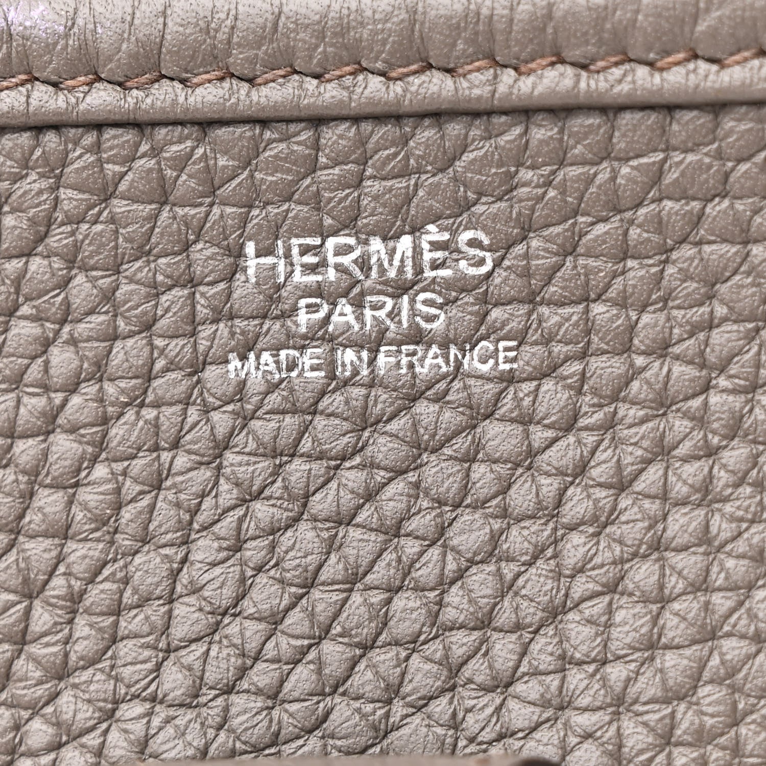 Hermes Taurillon Clemence EVELYNE III PM Etain 6 of 11