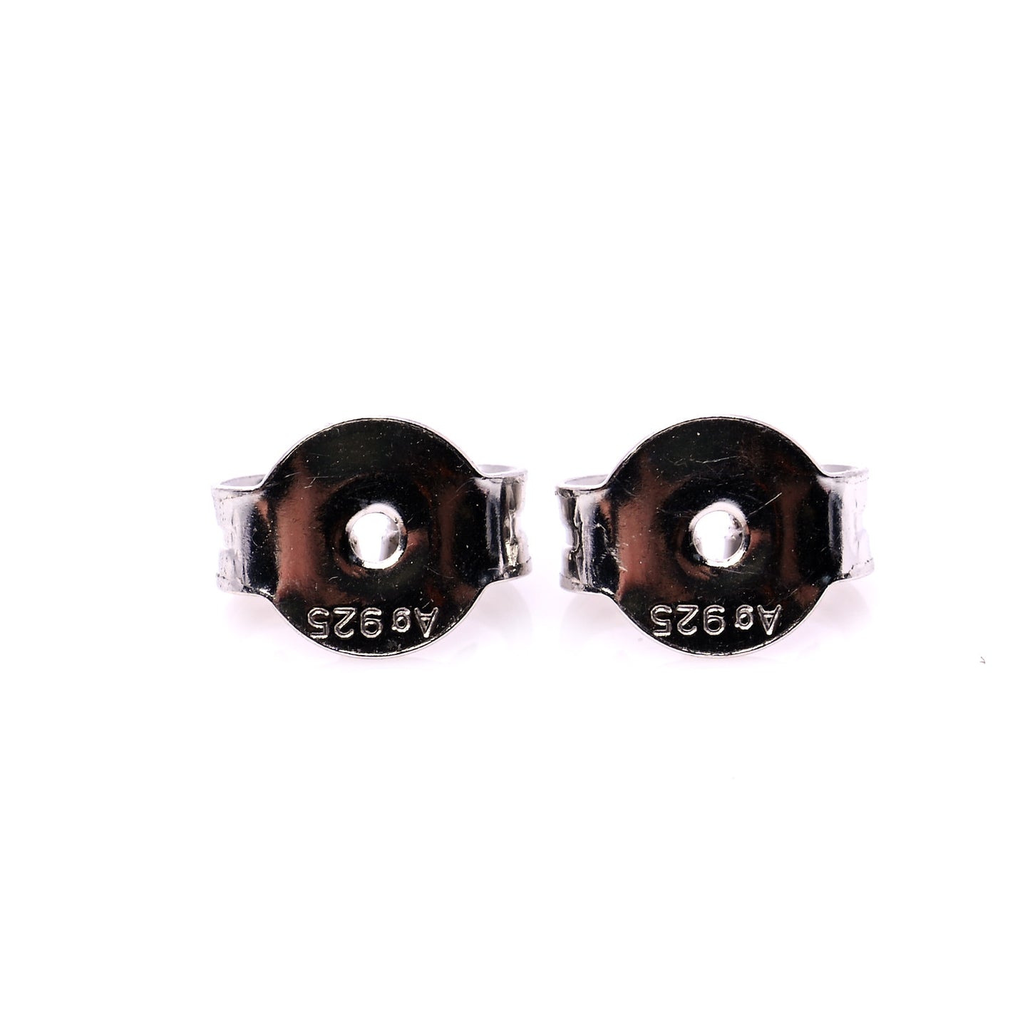 Sterling Silver Interlocking GG Stud Earrings