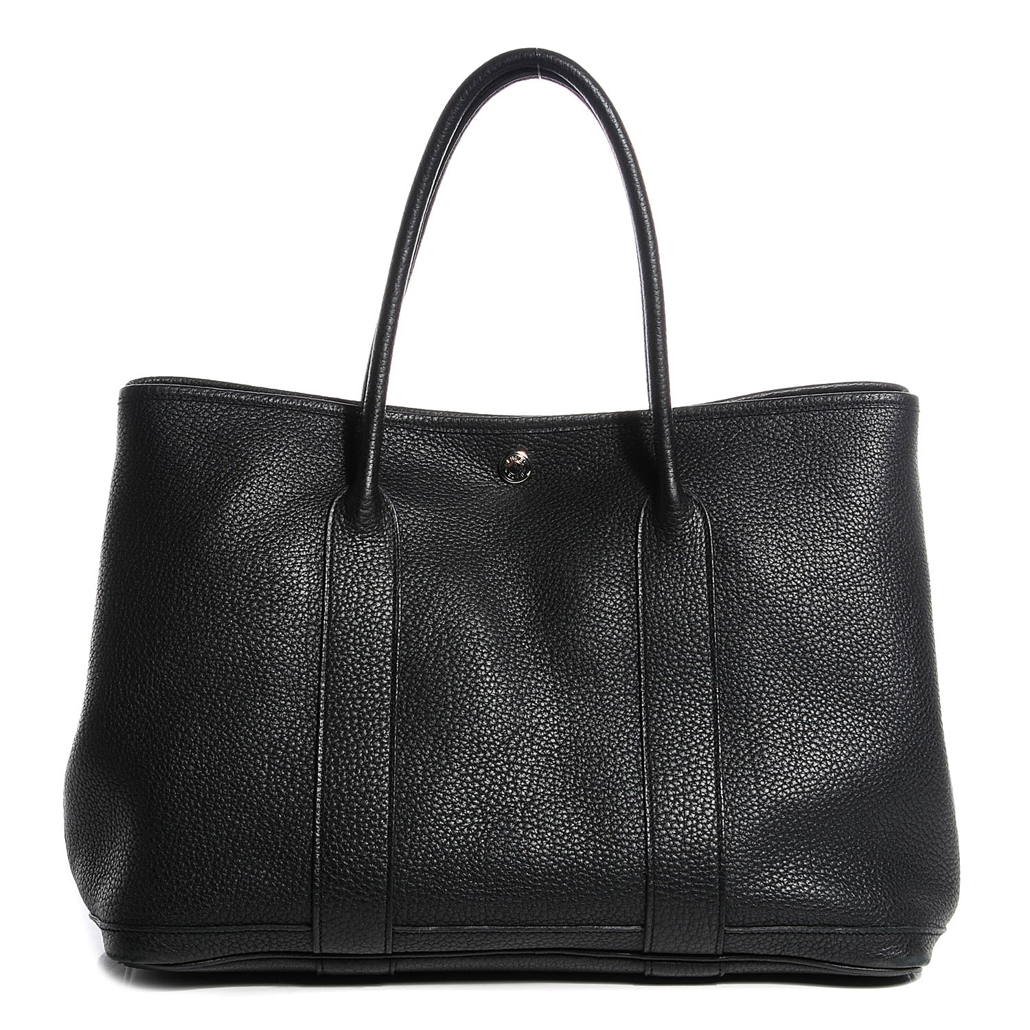 Hermes Fjord Garden Party Tote 36 MM Black 1 of 13