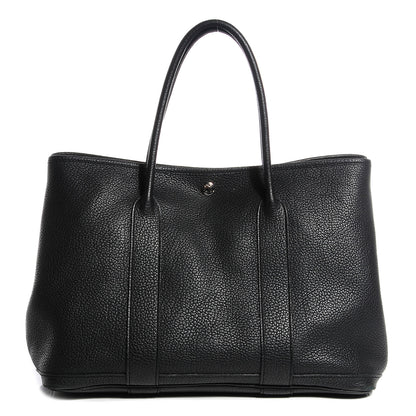 Hermes Fjord Garden Party Tote 36 MM Black 1 of 13