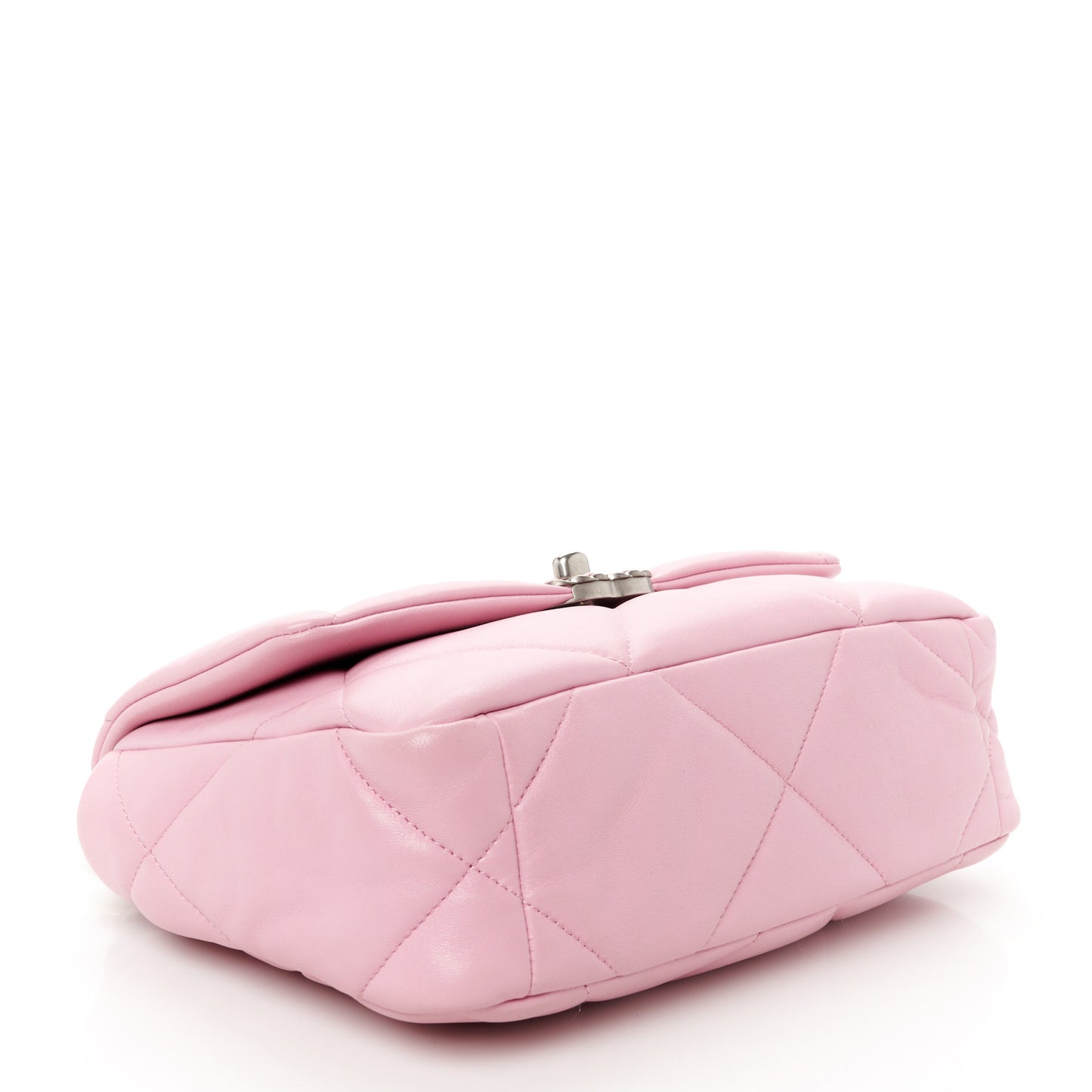 Lambskin Quilted Medium Chanel 19 Flap Pink