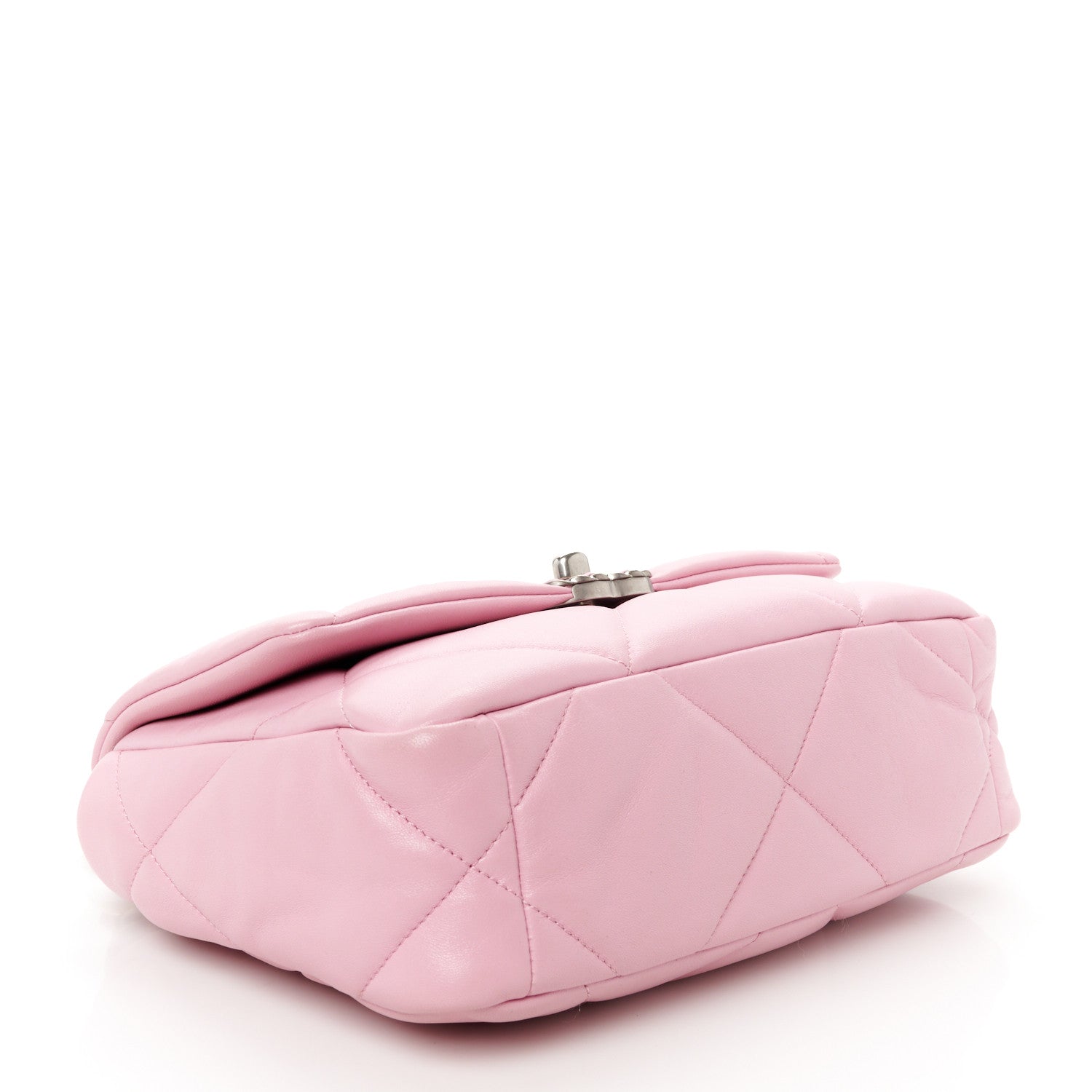 Chanel Lambskin Quilted Medium Chanel 19 Flap Pink 4 of 10